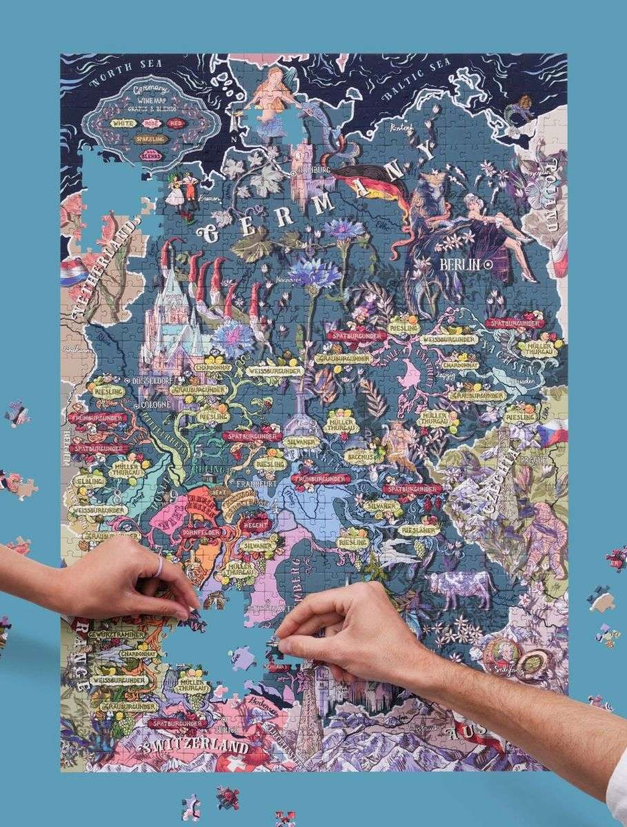 水とワイン ドイツワインパズル | 68travel